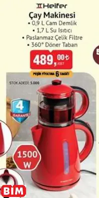 HEİFER ÇAY MAKİNESİ